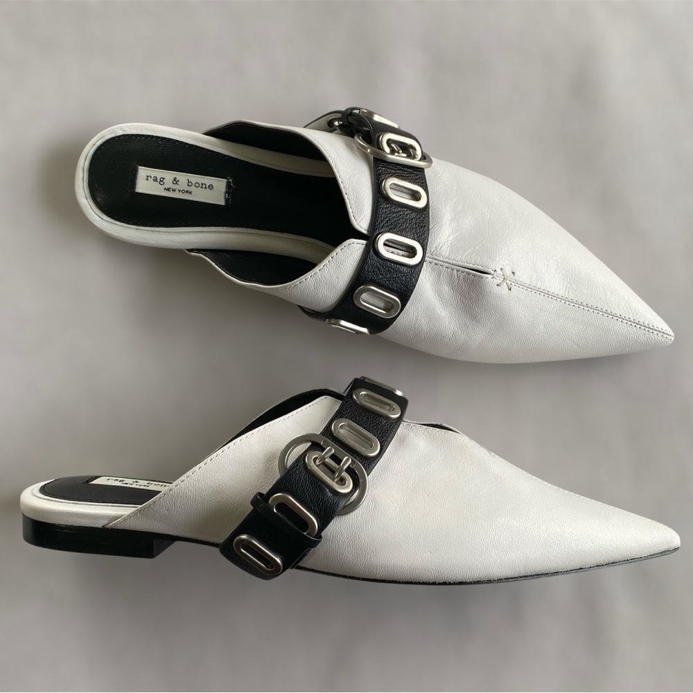 Rag & Bone Victory Mule Flats - Picture 2 of 11